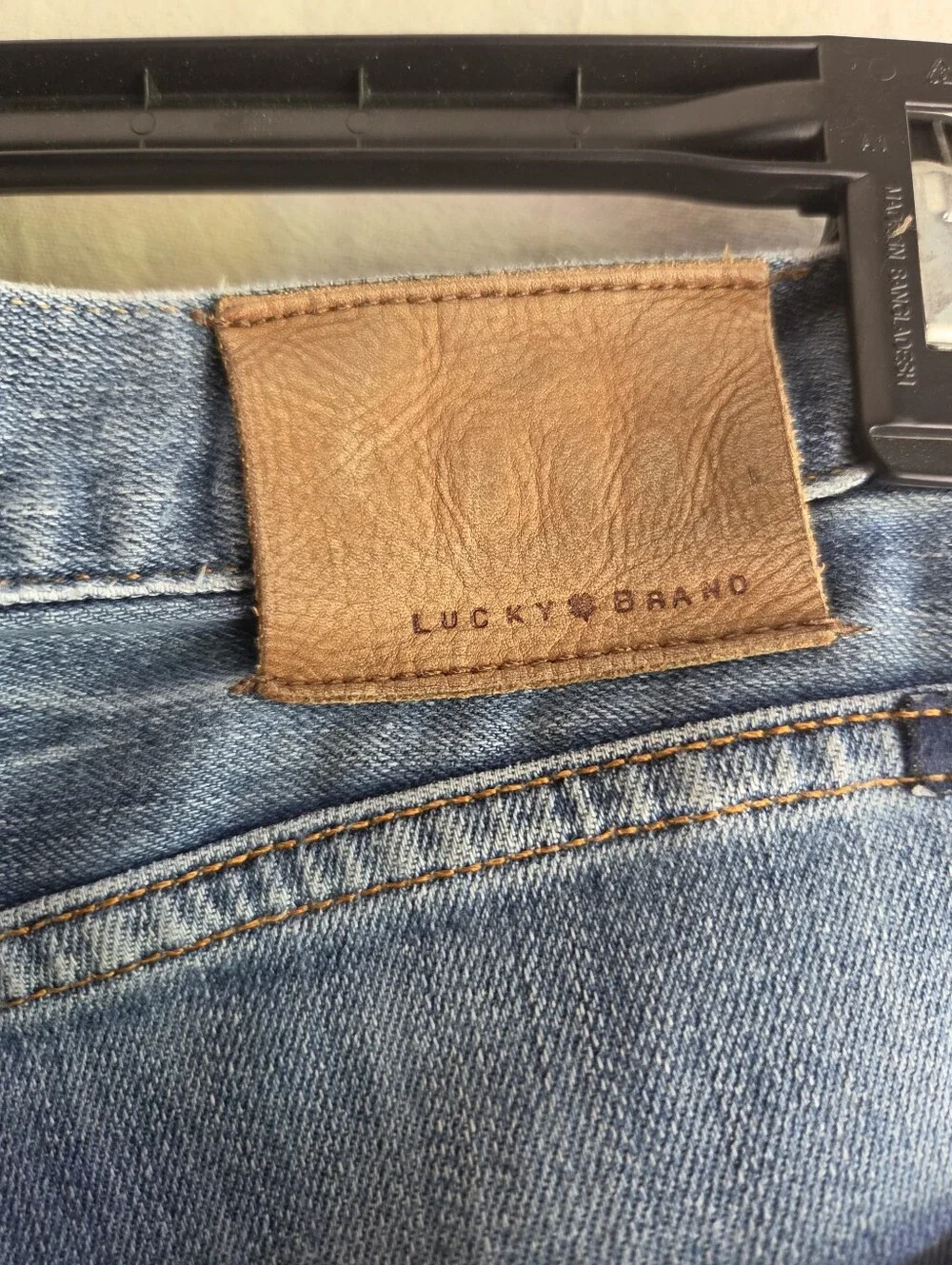 Lucky Brand Jeans 181 Relaxed Straight Mens Sz 34W 30L Y2K Distressed Vintage